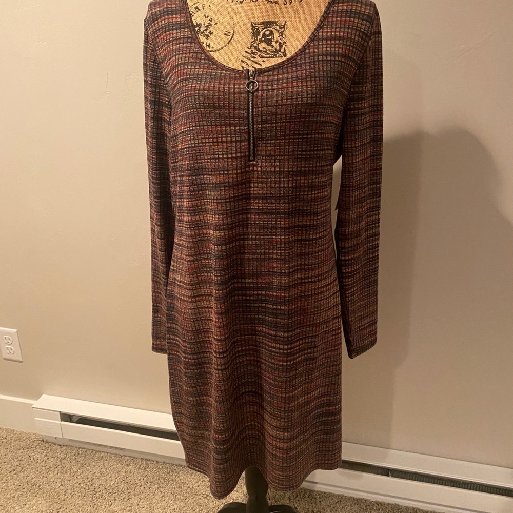 Multi Colored Sweater Dress